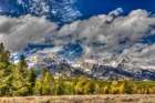 Scenic landscapes within the Grand Teton National Park. Art Print